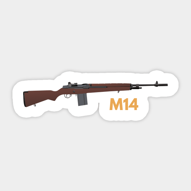 M14 Rifle Sticker by NorseTech